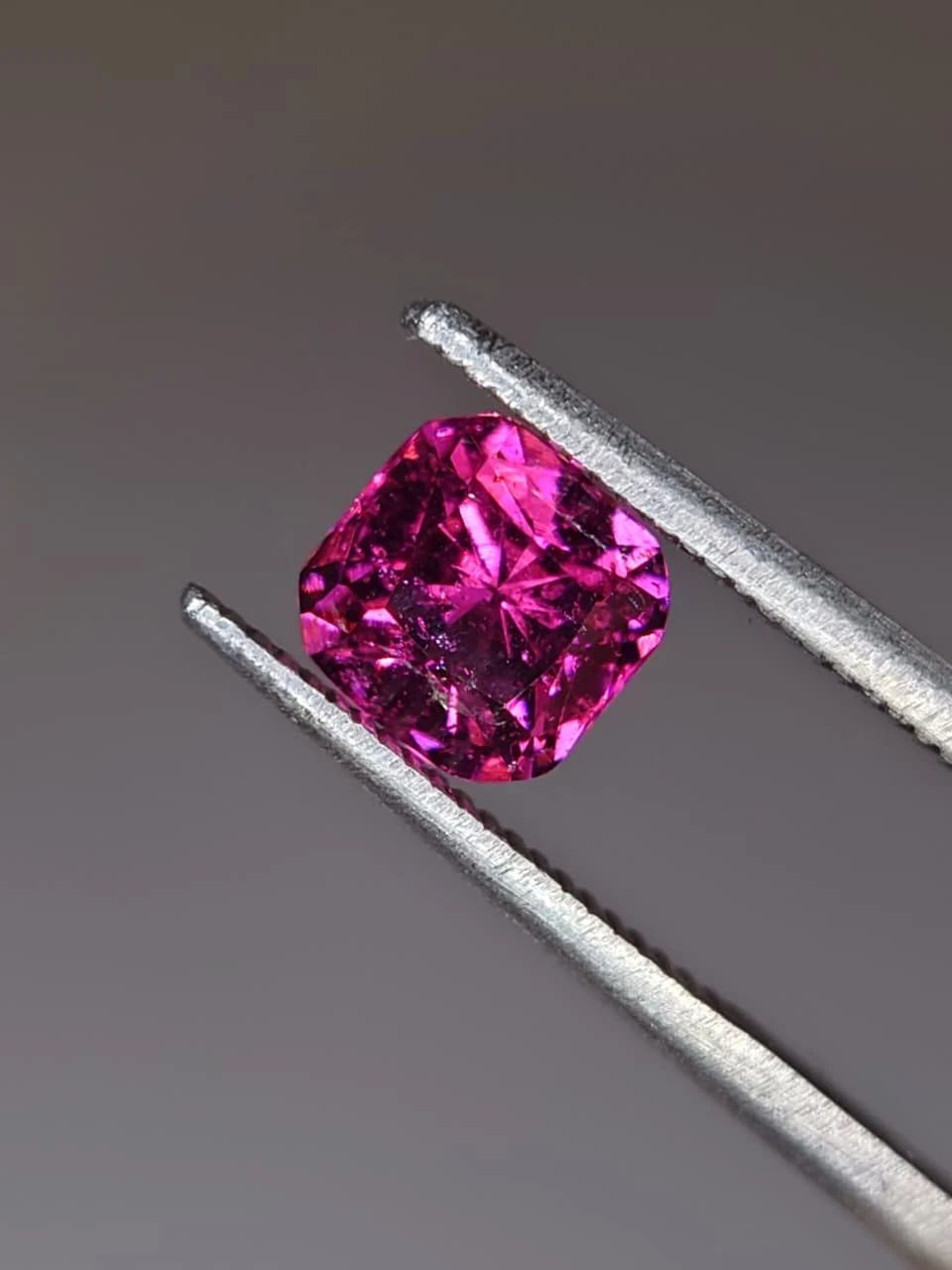 1.2ct Natural Fancy Cushion Faceted Umbalite Garnet from Malawi — view 4